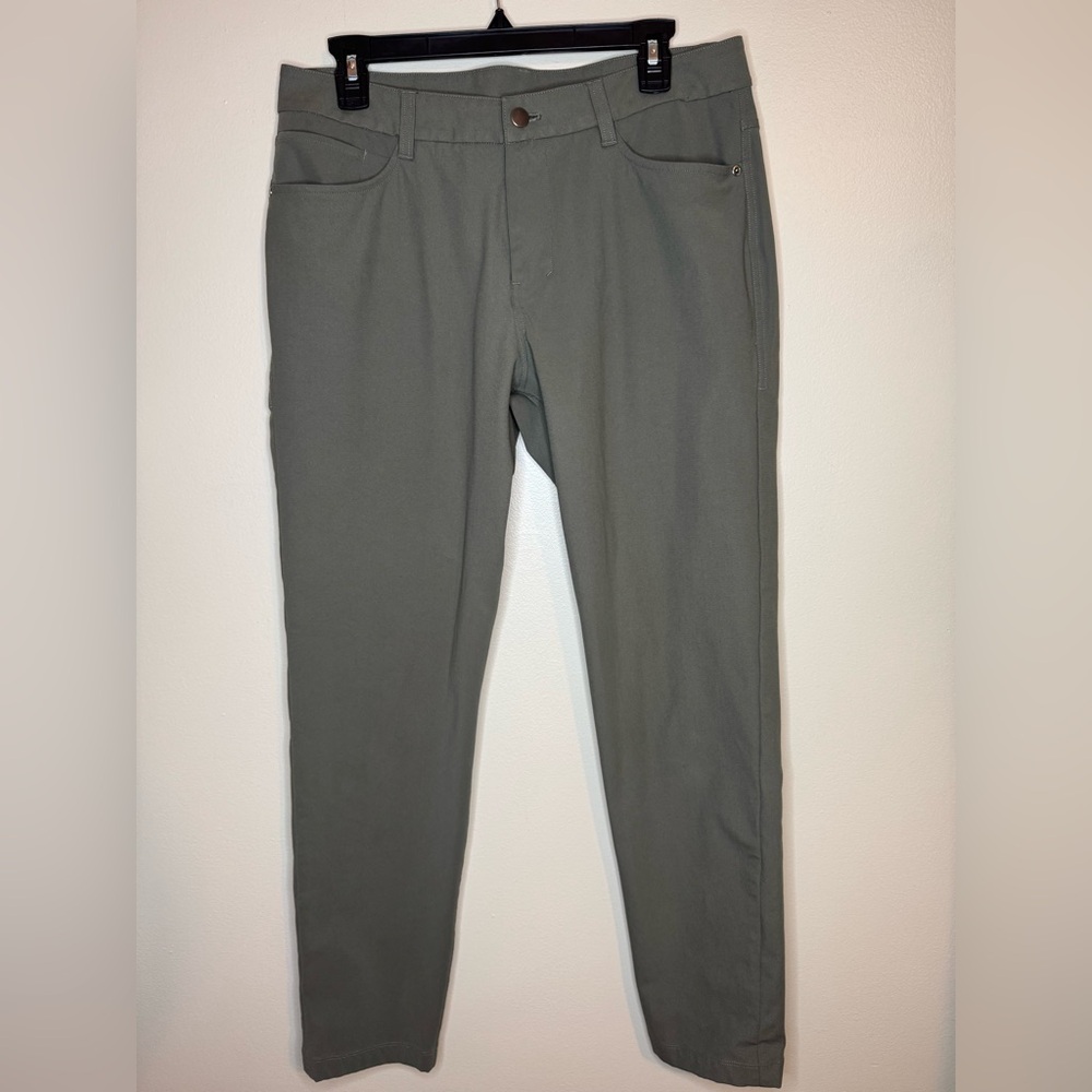 Lululemon‎ Men's ABC Pants Olive Green Performance Stretch 32x30